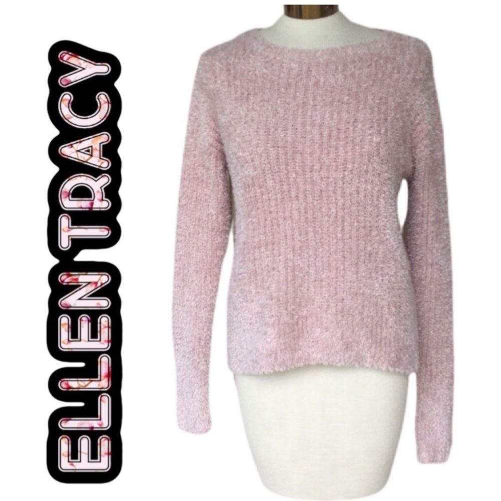 NWT ELLEN TRACY Pink Dusk Sweater Size Small